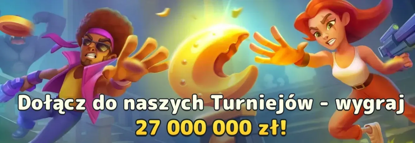 Turnieje z pulą nagród do 27 000 000 zł dla aktywnych graczy w kasynie Pistolo